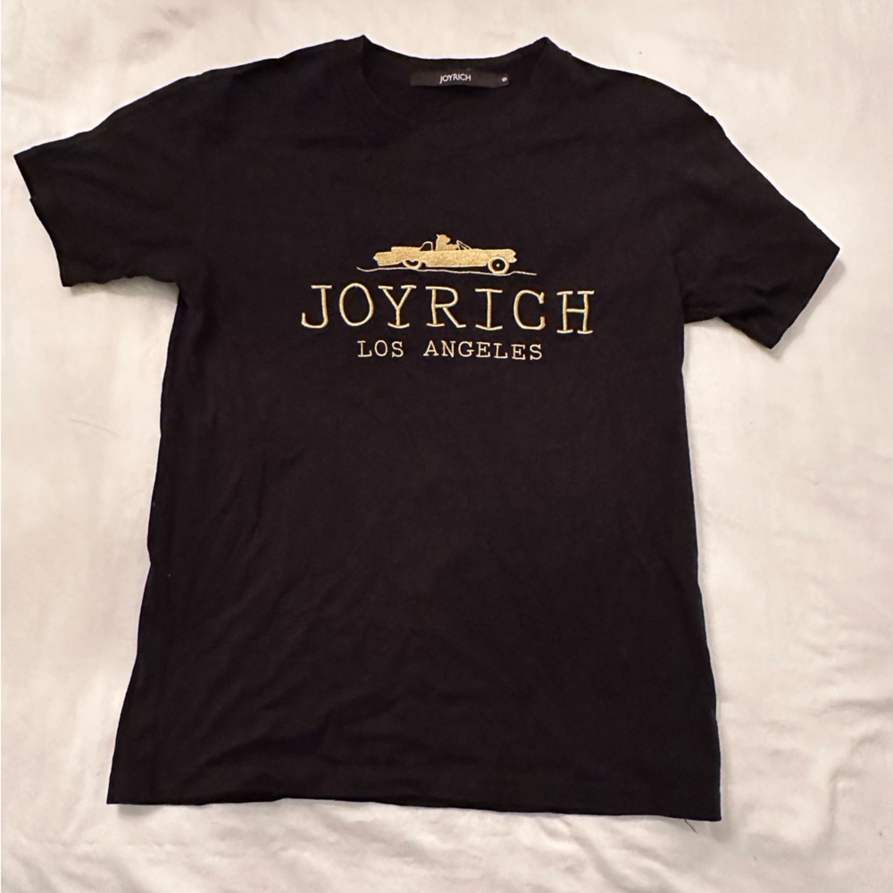 Joyrich Logo t-shirt embroidered black